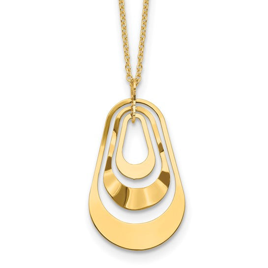 14K Contemporary Necklace.