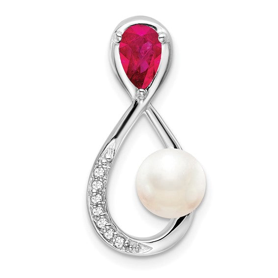Ruby and Pearl Infinity Chain Slides