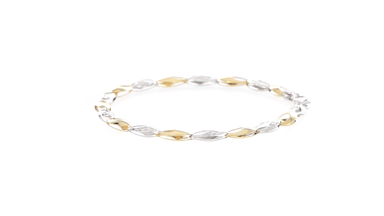14K Fancy Link Bracelet