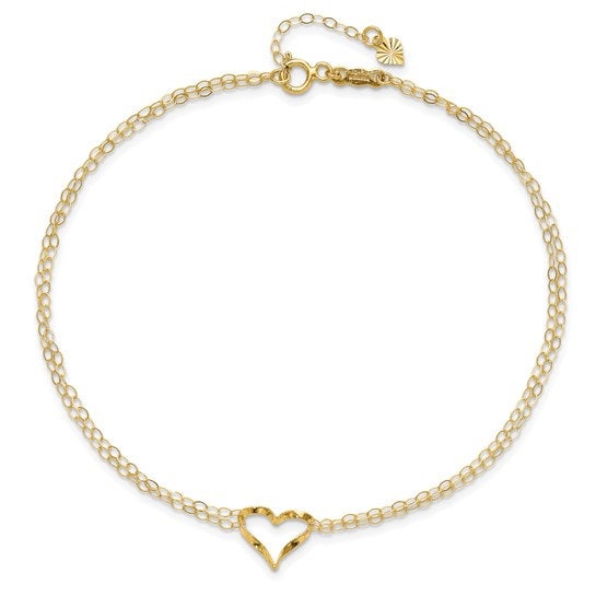 14k Yellow Gold Anklet