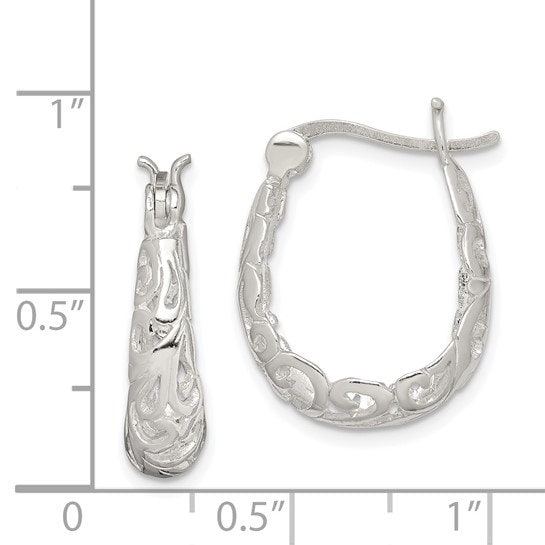 Silver Hoop Earrings