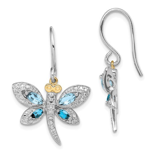 Dragonfly Dangle Earrings