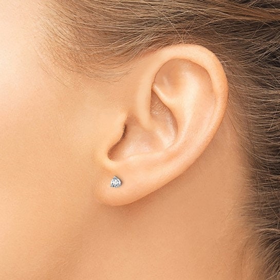 1/4 CT Lab Created Diamond Earrings