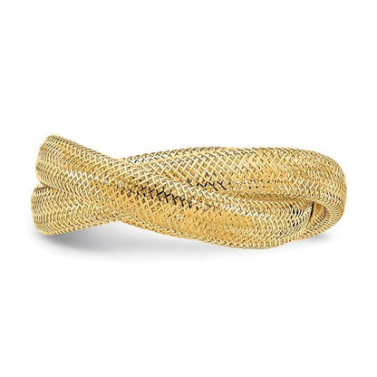 14k Yelow Gold Stretch Ring